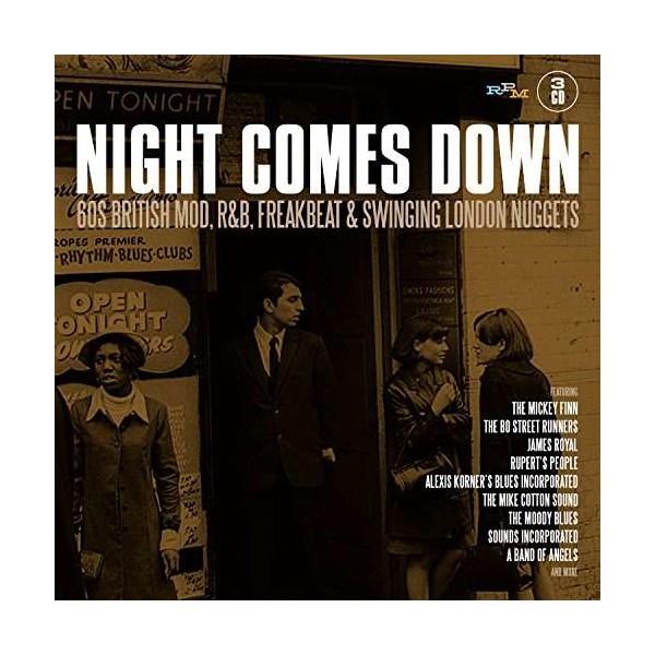 Night Comes Down60s British Mod, R&B, Freakbeat & Swinging London Nuggets -   - (CD / N)