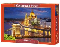 Castorland - Puzzle 2000 Budapest View at Dusk -...
