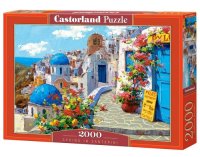Castorland - Puzzle 2000 Spring in Santorini - Castorland...