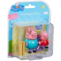 Character Options - Peppa Pig Twin Figure Pack Living...