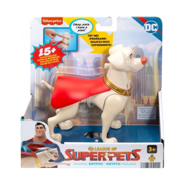 Fisher-Price - DC League Of Super Pets Talking Krypto / from Assort - Fisher-Price  - (Spielwaren / Action Figure)