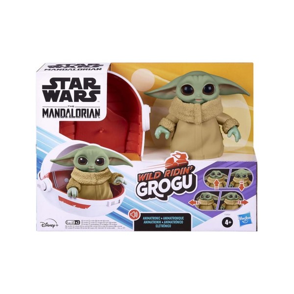 Hasbro - Star Wars The Mandalorian Interactive Figure Wild Ridin Grogu - Hasbro  - (Spielwaren / Action Figure)