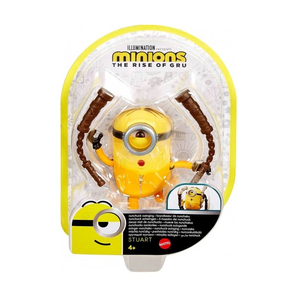 Mattel - Minions The Rise Of Gru Nunchuck Swinging Stuart / from Assort - Mattel  - (Spielwaren / Play Sets)