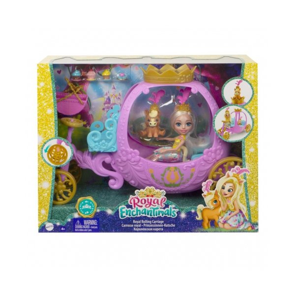 Mattel - Royal Enchantimals Royal Rolling Carriage Accessory - Mattel  - (Spielwaren / Dolls)