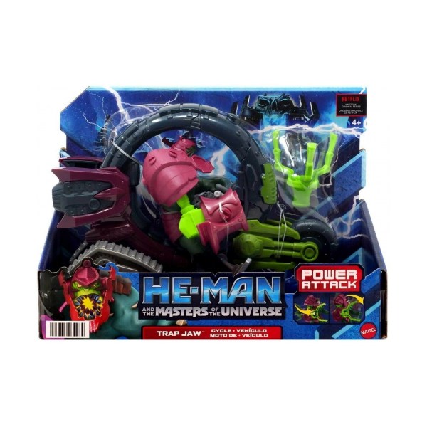 Mattel - He-Man And The Masters Of The Universe Trap Jaw Cycle / from Assort - Mattel  - (Spielwaren / Play Sets)