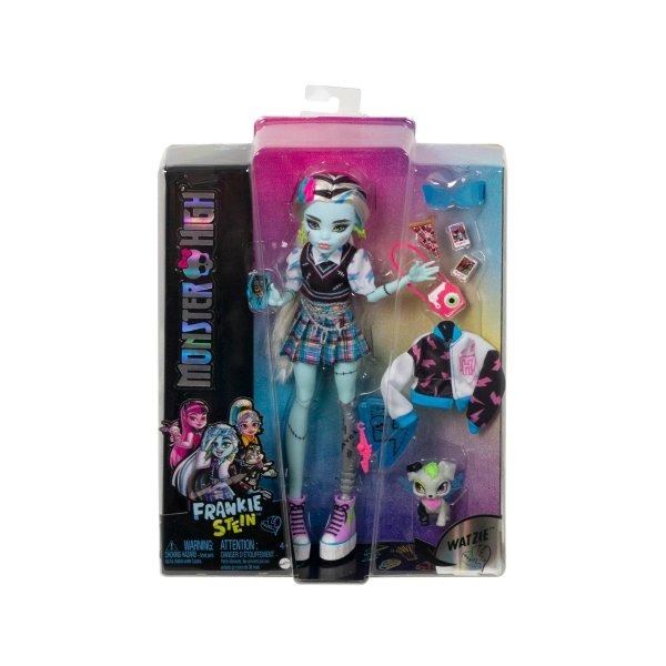 Mattel - Monster High Frankie Stein Doll With Blue And Black Streaked Hair - Mattel HHK53 - (Spielwaren / Dolls)