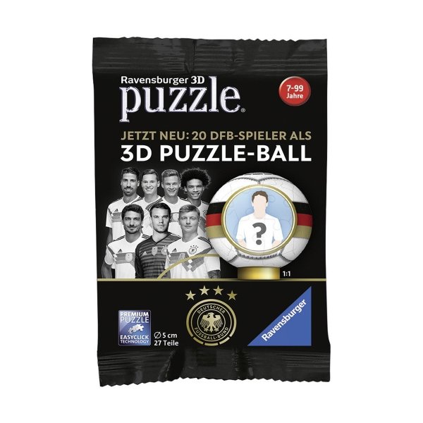 Ravensburger - 3D Puzzle 27 Ball Blindpacks WM 2018 (German) - Ravensburger  - (Spielwaren / Puzzle)