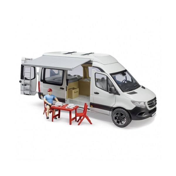 Bruder - Motorhome Vehicle Mercedes Sprinter With Camper And Accessories - BRUDER 02672 - (Spielwaren / Cars)