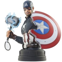 Merc Figur Captain America Bust  15cm PVC 15cmDiamond...