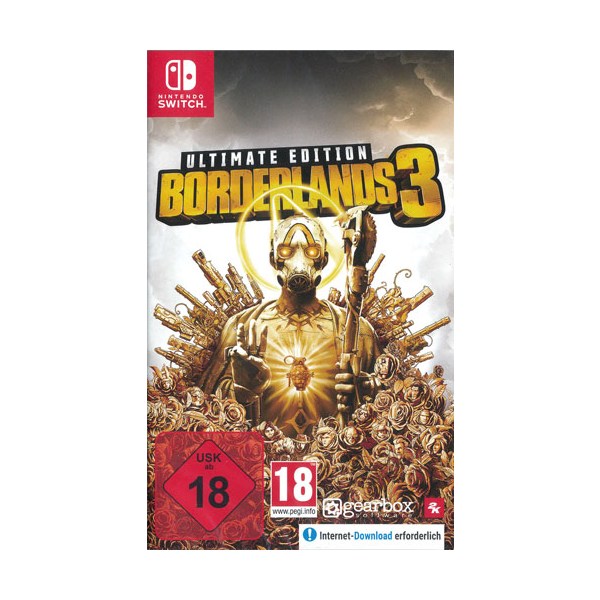 Borderlands 3  SWITCH Ultimate Edition  Exklusiv Cartridge - Take2  - (Nintendo Switch / Shooter)