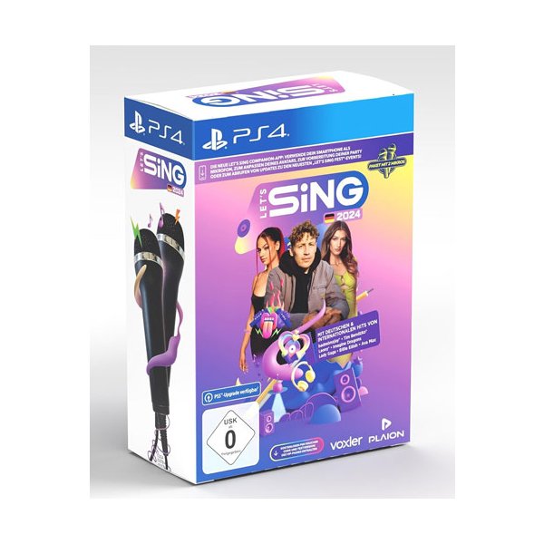 Lets Sing 2024  PS-4  + 2 Mics - Koch Media  - (SONY® PS4 / Musik)