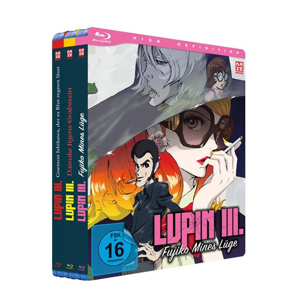 Lupin III. - Movie - Bundle 1-3 (BR)  3 Disc  - AV-Vision  - (Blu-ray Video / Anime)