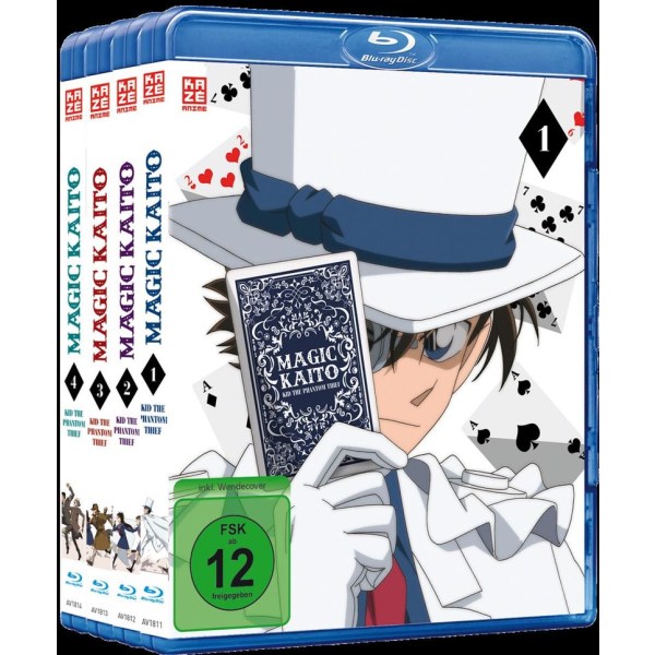 Magic Kaito: Kid the Phantom Thief - GA (BR)  Gesamtausgabe, 4Disc - AV-Vision  - (Blu-ray Video / Anime)