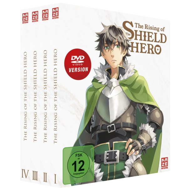 Rising of the Shield Hero - Staffel 1 (DVD) GA  Gesamtausgabe, Bundle 4 Disc - AV-Vision  - (DVD Video / Anime)