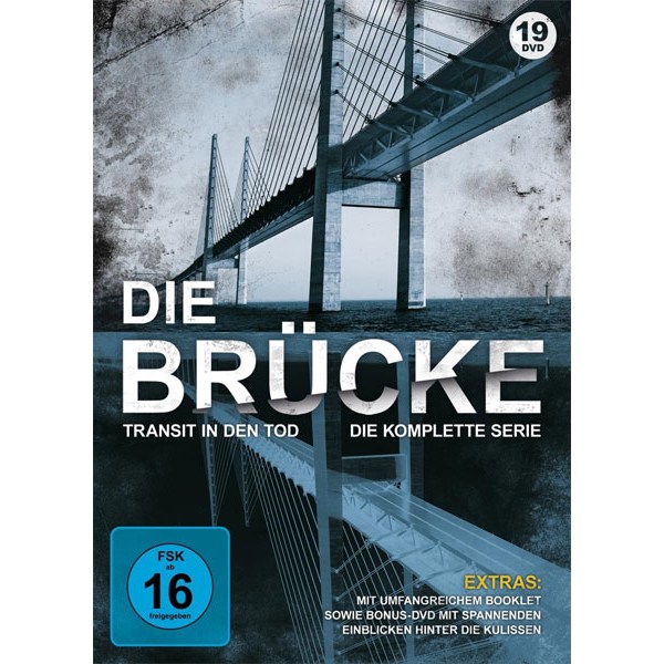 Brücke, Die - Transit In Den Tod (DVD) Kompl.Box  Die Komplette Serie, 19 Disc - Edel  - (DVD Video / Krimi)