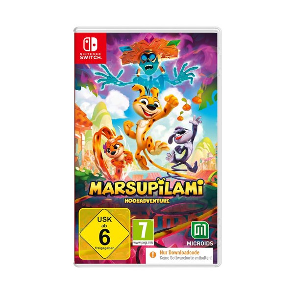 Marsupilami: Hoobadventure  SWITCH (CiaB)  Code in a Box - Astragon  - (Nintendo Switch / Geschicklichkeit)