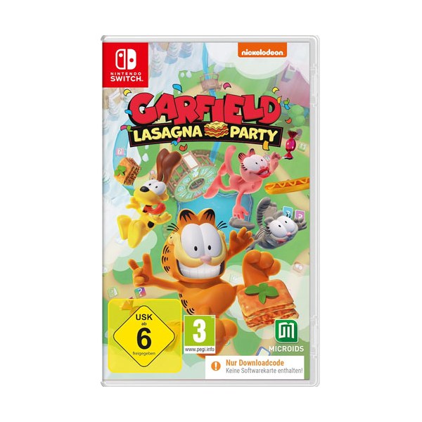 Garfield Lasagna Party  SWITCH (CiaB)  Code in a Box - Astragon  - (Nintendo Switch / Party Games)