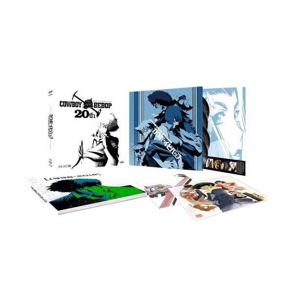 Cowboy Bebop - 20th Anniversary BOX (BR) 17Disc White Vinyl - Gesamtausgabe - AV-Vision  - (Blu-ray Video / Anime)