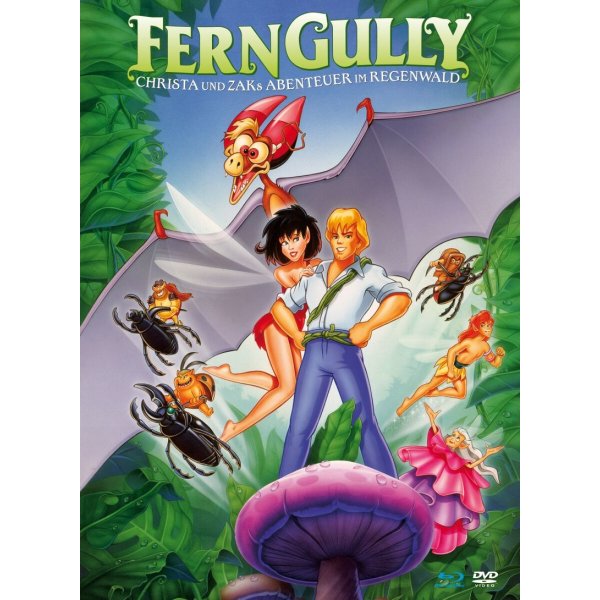 FernGully - Christa und Zaks Abenteuer im Regenwald (Blu-ray & DVD im Mediabook) -   - (Blu-ray Video / Sonstige / unsortiert)