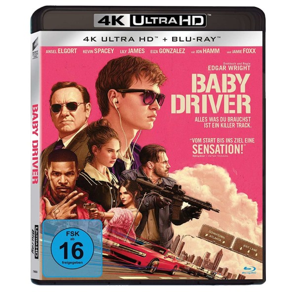 Baby Driver (Ultra HD Blu-ray & Blu-ray) -   - (Ultra HD Blu-ray / Sonstige / unsortiert)