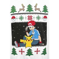 Pokemon Pullover - Christmas Ash & Pikachu,...