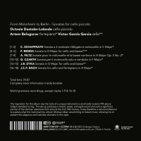 Christoph Schaffrath (1709-1763): Octavie Dostaler-Lalonde - From Mannheim to Berlin (Sonaten für Cello piccolo & Bc) -   - (CD / O)