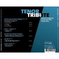 Richard Rodney Bennett (1936-2012): Tenor Tribute - Musik für Saxophon, Klavier & Orchester -   - (CD / T)