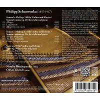 Philipp Scharwenka (1847-1917): Violinsonaten op.110...