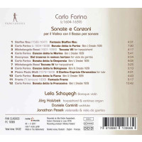 Carlo Farina (1600-1640): Sonate e Canzoni per il Violino con il Basso per sonare -   - (CD / S)