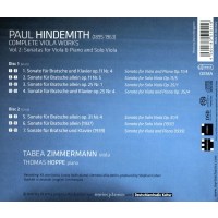 Paul Hindemith (1895-1963): Sämtliche Werke für Viola Vol.2 - Viola & Klavier -   - (SACD / P)