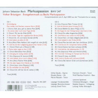 Johann Sebastian Bach (1685-1750): Markus-Passion nach BWV 247 -   - (CD / M)