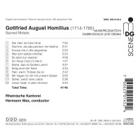 Gottfried August Homilius (1714-1785): Geistliche...