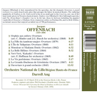 Jacques Offenbach (1819-1880): Ouvertüren -   - (CD / O)