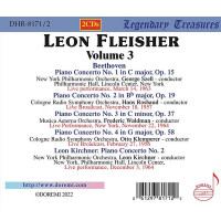 Leon Kirchner (1919-2009): Leon Fleisher Live Vol.3 -   - (CD / L)