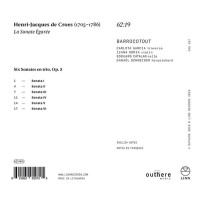 Henri-Jacques de Croes (1705-1786): Triosonaten op.5...