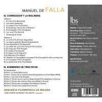 Manuel de Falla (1876-1946): El Corregidor y la Molinera -   - (CD / E)