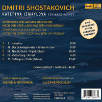 Dmitri Schostakowitsch (1906-1975): Symphonie "Katerina Ismailowa" -   - (CD / S)