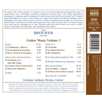 Leo Brouwer: Gitarrenwerke Vol.3 -   - (CD / G)