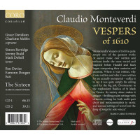 Claudio Monteverdi (1567-1643): Geistliche Vokalwerke "Vespers of 1610" -   - (CD / G)