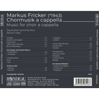 Markus Fricker: Chormusik a cappella -   - (CD / C)