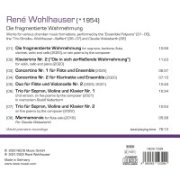 Rene Wohlhauser: Kammermusik "Die fragmentierte Wahrnehmung" -   - (CD / K)