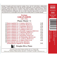 Enrique Granados (1867-1916): Klavierwerke Vol.1 -   - (CD / K)