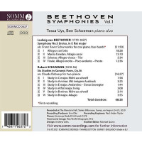 Ludwig van Beethoven (1770-1827): Symphonien für Klavier 4-händig Vol.1 -   - (CD / S)