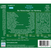 Richard Wagner (1813-1883): Die Meistersinger von Nürnberg -   - (CD / D)