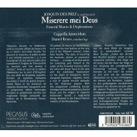 Josquin Desprez (1440-1521): Miserere mei Deus - Trauermotetten & Klagen -   - (CD / M)