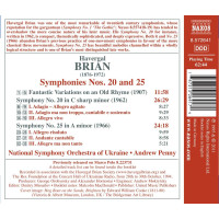 Havergal Brian (1876-1972): Symphonien Nr. 20 & 25 -   - (CD / S)