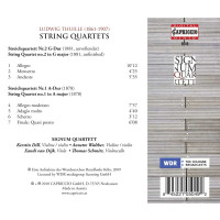 Ludwig Thuille (1861-1907): Streichquartette Nr.1 & 2 -   - (CD / S)