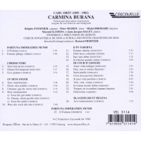 Carl Orff (1895-1982): Carmina Burana -   - (CD / C)