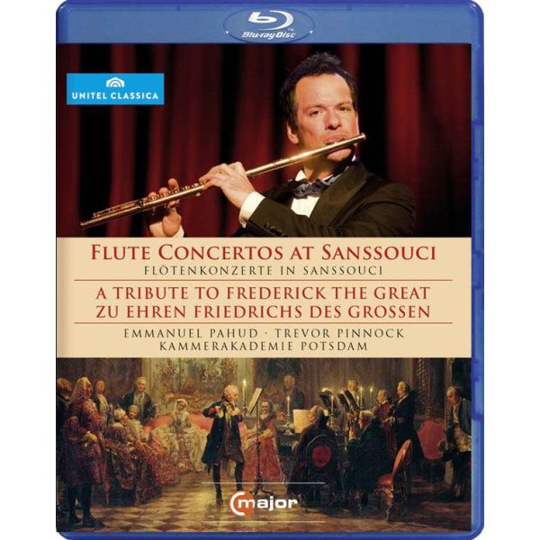 Georg Friedrich Händel (1685-1759): Emmanuel Pahud - Flötenkonzerte aus Sanssouci -   - (Blu-ray Video / Classic)