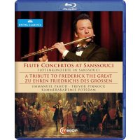 Georg Friedrich Händel (1685-1759): Emmanuel Pahud - Flötenkonzerte aus Sanssouci -   - (Blu-ray Video / Classic)